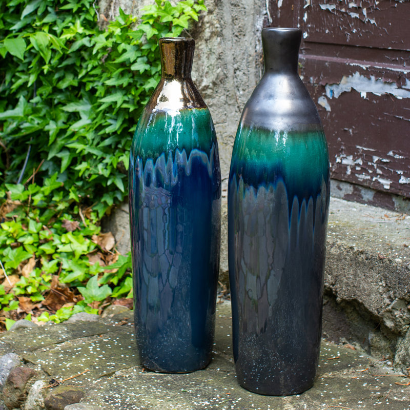 Bloomsbury Market Palombo Bottle Floor Vase Wayfair